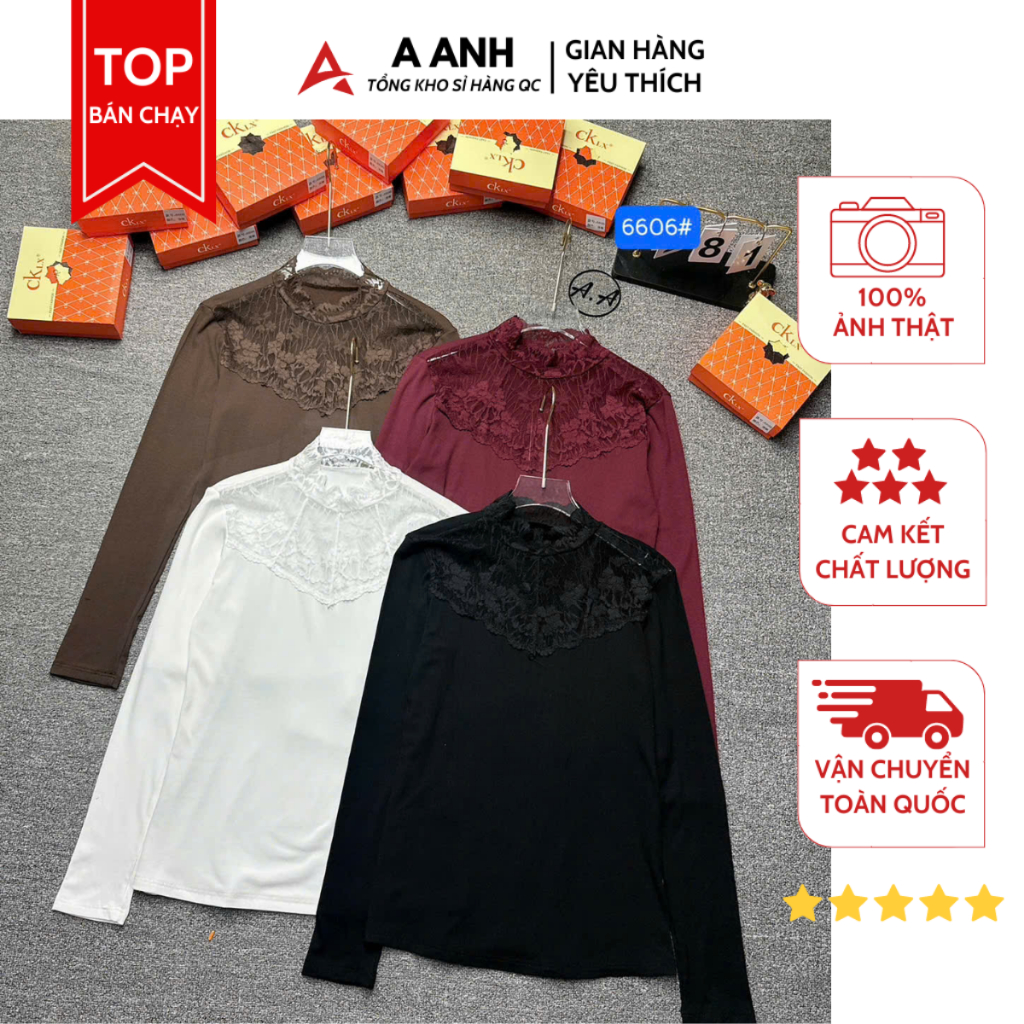 Áo nhiệt pha ren full hộp 6606#