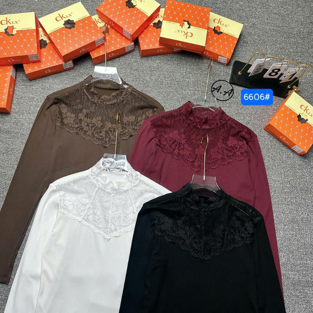 Áo nhiệt pha ren full hộp 6606#