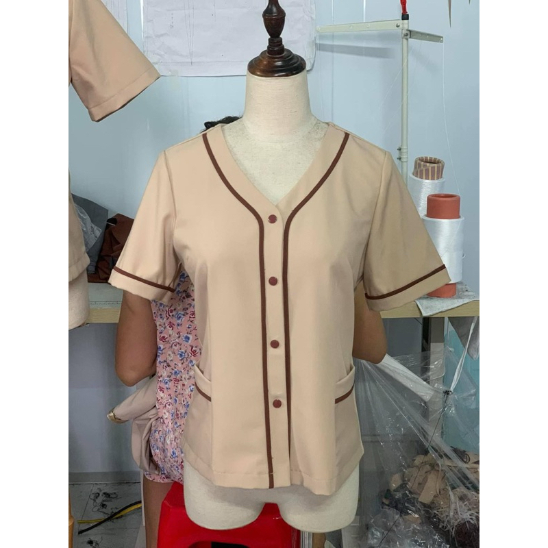 Đồng phục spa,thẩm mỹ viện hàng thiết kế chất liệu cotton lạnh