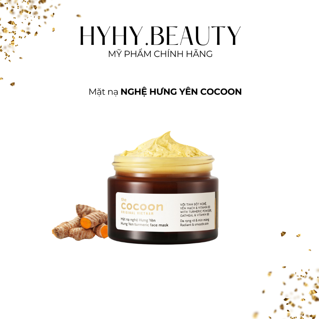 [Size 100ml] Mặt nạ Nghệ Hưng Yên Cocoon Tumeric Face Mask 100ml ...