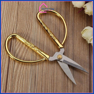 KÉO RỒNG VÀNG loại 1 (Dài 19cm) kéo làm bếp cắt gà cá tôm rau kéo cắt may kéo thủ công thép không gỉ - Phương Trang