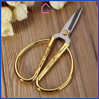KÉO RỒNG VÀNG loại 1 (Dài 19cm) kéo làm bếp cắt gà cá tôm rau kéo cắt may kéo thủ công thép không gỉ - Phương Trang