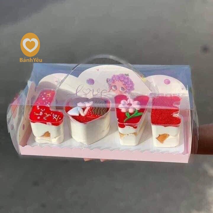 Hộp Bánh MOUSSE Mica - Set Love - BB95