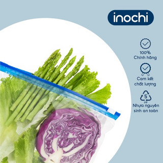 Túi Zipper Đa Năng Inochi - Shinshen: Nhựa PE, Kháng Khuẩn, Đáy Mở Rộng, Khoá Kéo Chắc Chắn, An Toàn