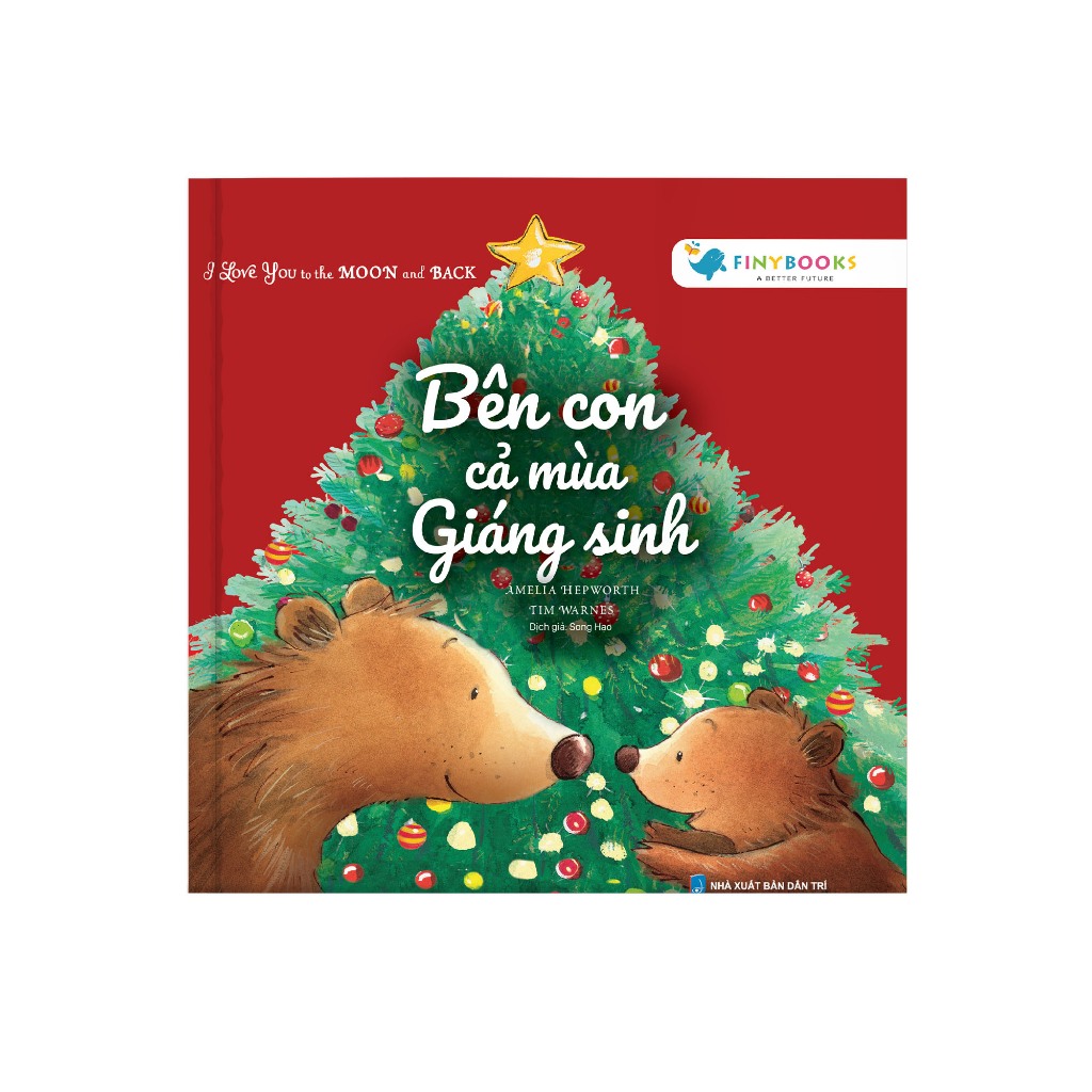 [Outlet S1] Sách gia đình - Truyện đọc dành cho bé - I love you to the moon and back - Finybooks