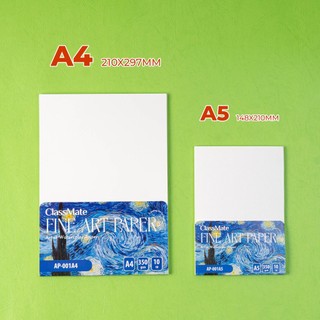 Giấy Vẽ Màu Nước  A5 A4 A6 CLASSMATE 350gsm, Giấy Loang Màu Vân Cold Chuyên Dụng Vẽ Tranh AP-001