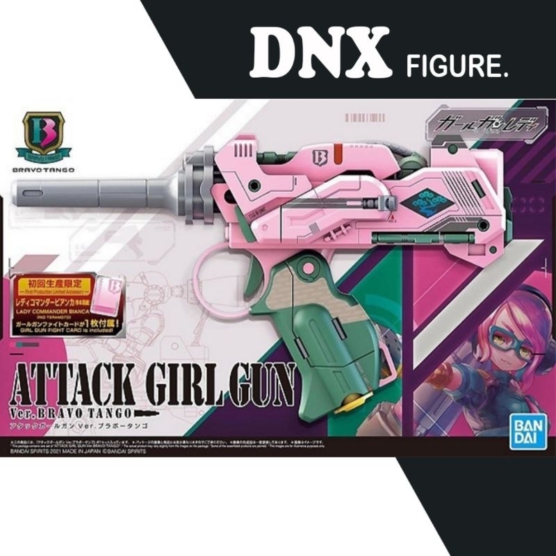 Mô Hình Lắp Ráp Bandai Girl G.u.n Lady Attack Girl G.un Ver. Bravo Tango (New Seal)
