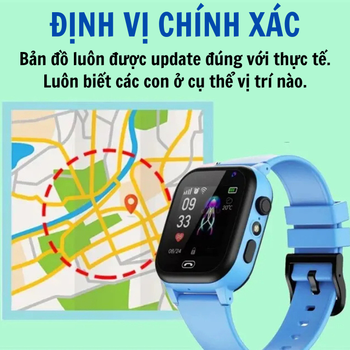 Đồng hồ thông minh Q15- nghe gọi 2 chiều, định vị các bé. App kết nối với phụ huynh để kiểm soát được các con.