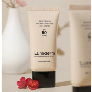 Kem Chống Nắng Kiêm Kem Nền Nâng Tone Lumiderm Brightening Foundation-Free Sun Cream  SPF 50 PA++++ / 50ml