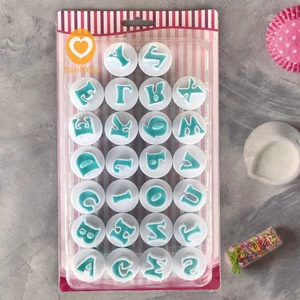 Khuôn Nhấn Bánh Quy/ Fondant 26 Chữ Viết - KH220