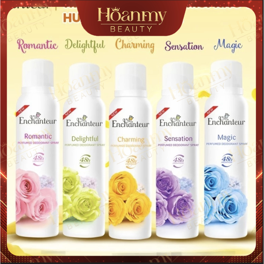 Xịt ngăn mùi Enchanteur trắng da 150ml