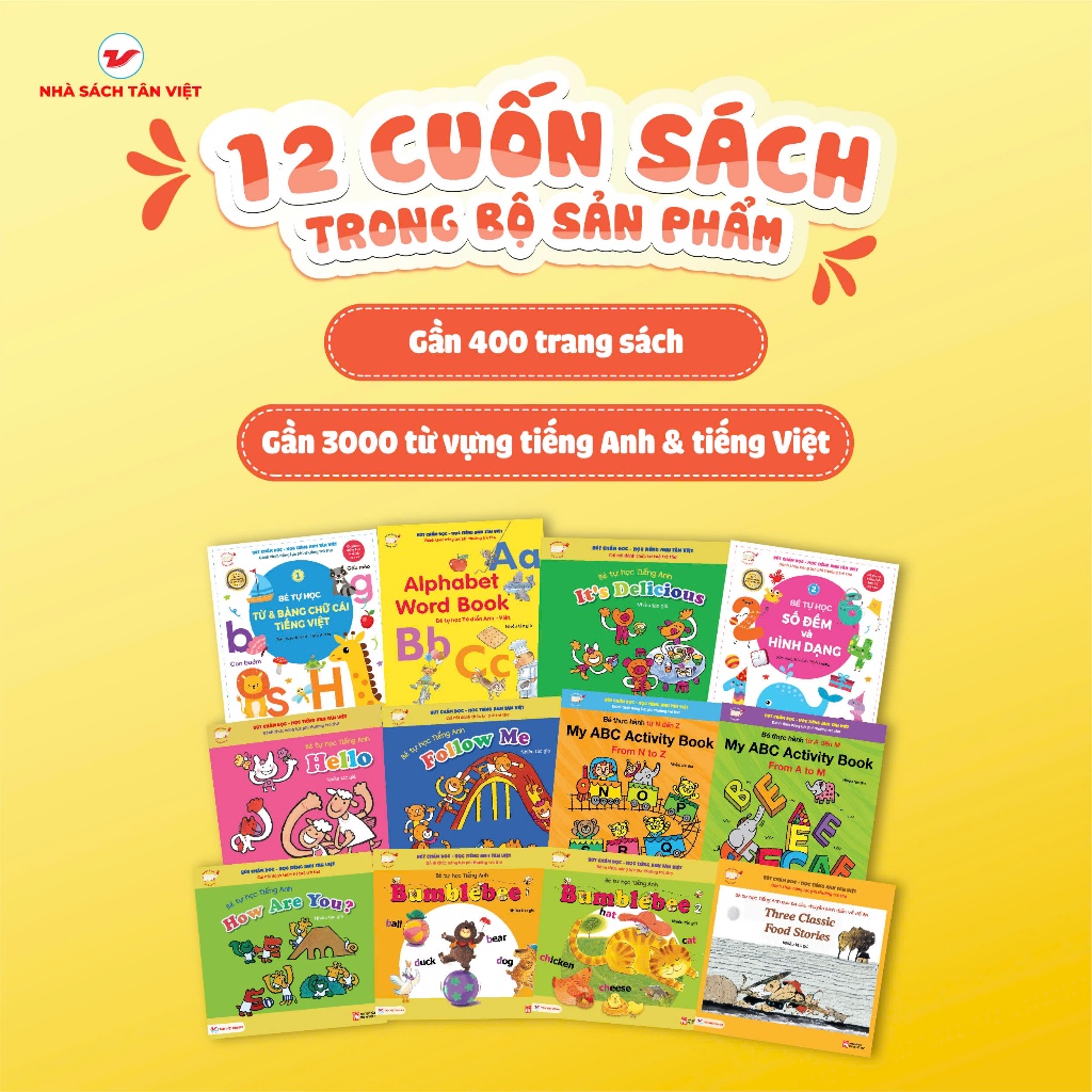 Ảnh Bút chấm đọc - Học tiếng Anh Tân Việt - Bộ sách học tiếng Anh cho trẻ - Tân Việt Books 2