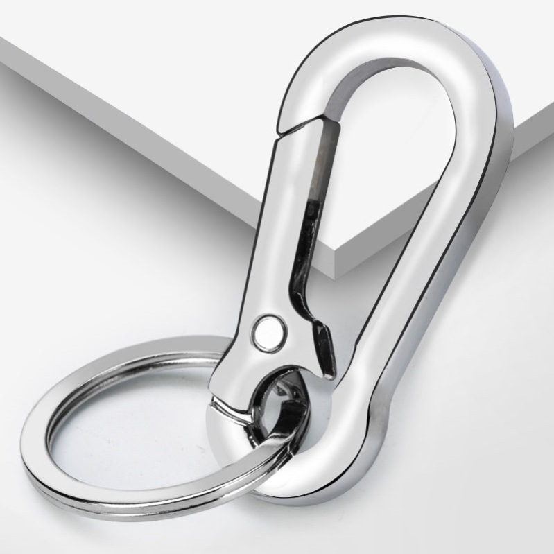 SET 5 Móc Khóa Cài Thắt Lưng Cho Nam Treo Chìa Khóa Xe Chất liệu Inox không gỉ siêu bền đẹp