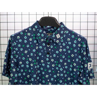 3 Mẫu áo golf polo FJ hoạ tiết hoa lá, màu sắc trẻ trung chất co dãn không nhăn