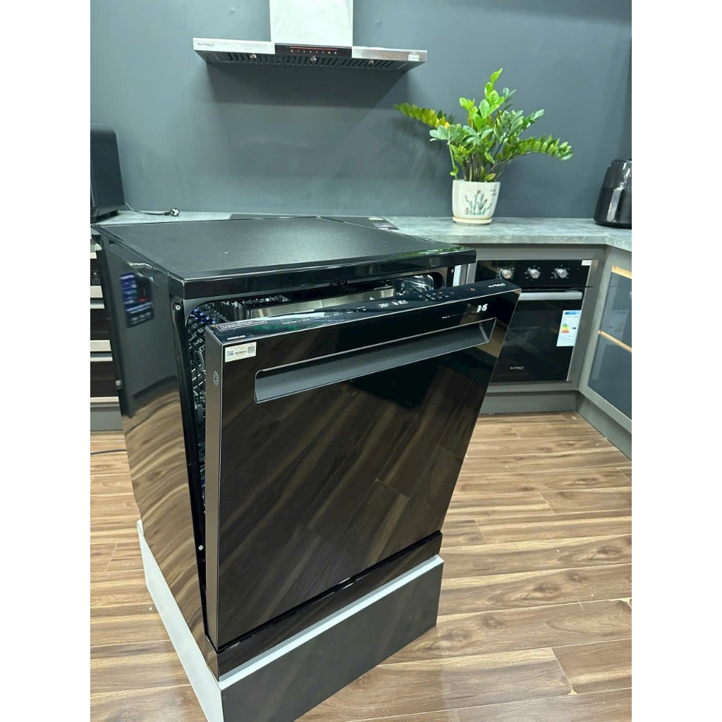 Máy rửa bát Eurosun SMS82EU88B - Nhập khẩu Thái Lan, Hàng chính hãng, Bảo hành 3 năm, sấy PTC khô cong | BigBuy360 - bigbuy360.vn