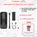 [GIÁ XƯỞNG ƯU ĐÃI] Bơm Hơi Ô Tô Không Dây Mini Đa Năng Cao Cấp – Tự Ngắt Thông Minh, Pin Khủng 6000mAh, Tích Hợp Đèn LED — ảnh 2