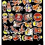 Set 60 Sticker Naruto trang tri dụng cụ học tập Chống Nước Dán Laptop Vali Mũ Bảo Hiểm Sổ Tay
