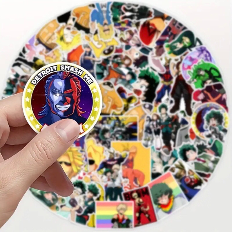 60 sticker Hero Academy học viện siêu anh hùng