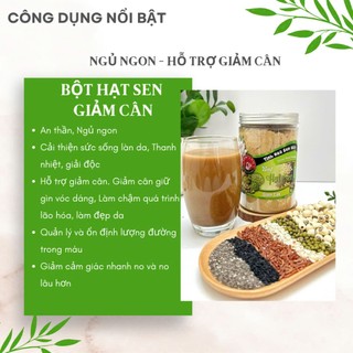 Bột Hạt Sen mix hạt Giảm Cân Senfarm - Không đường
