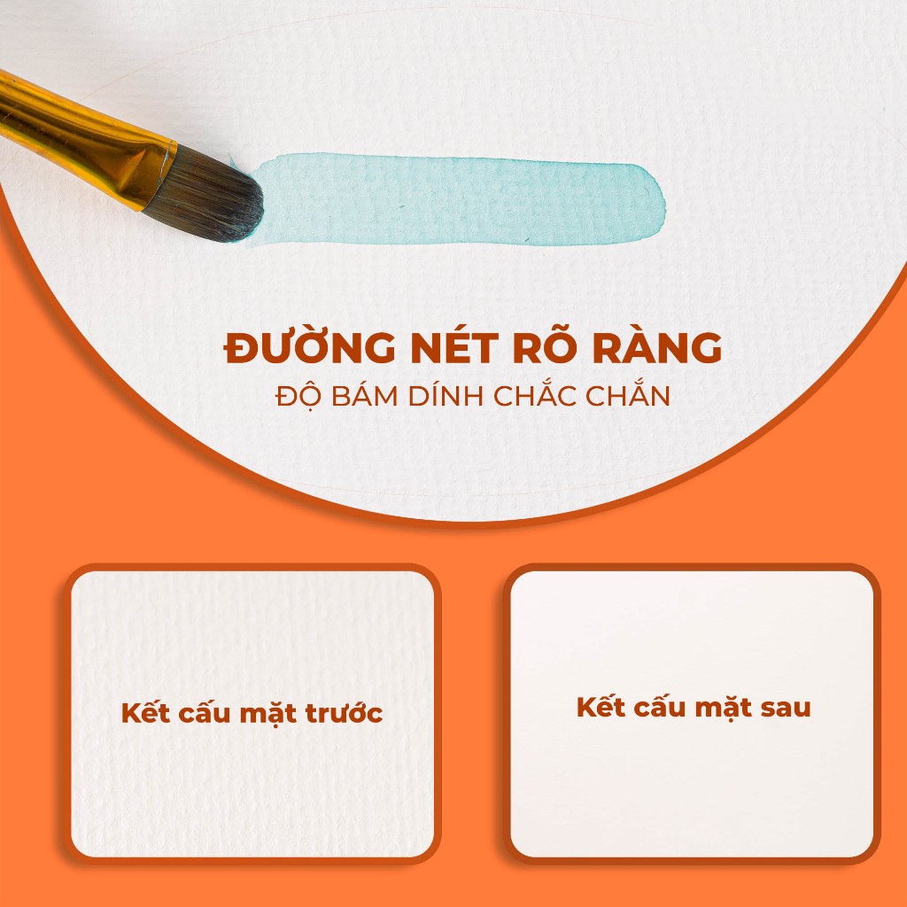 Giấy Vẽ Màu Nước CLASSMATE Giấy A5 A6 A4 Giấy Vẽ 350gsm Vẽ Màu Gouache, Màu Acrylic.. Không Thấm Sang Mặt Sau AP-001