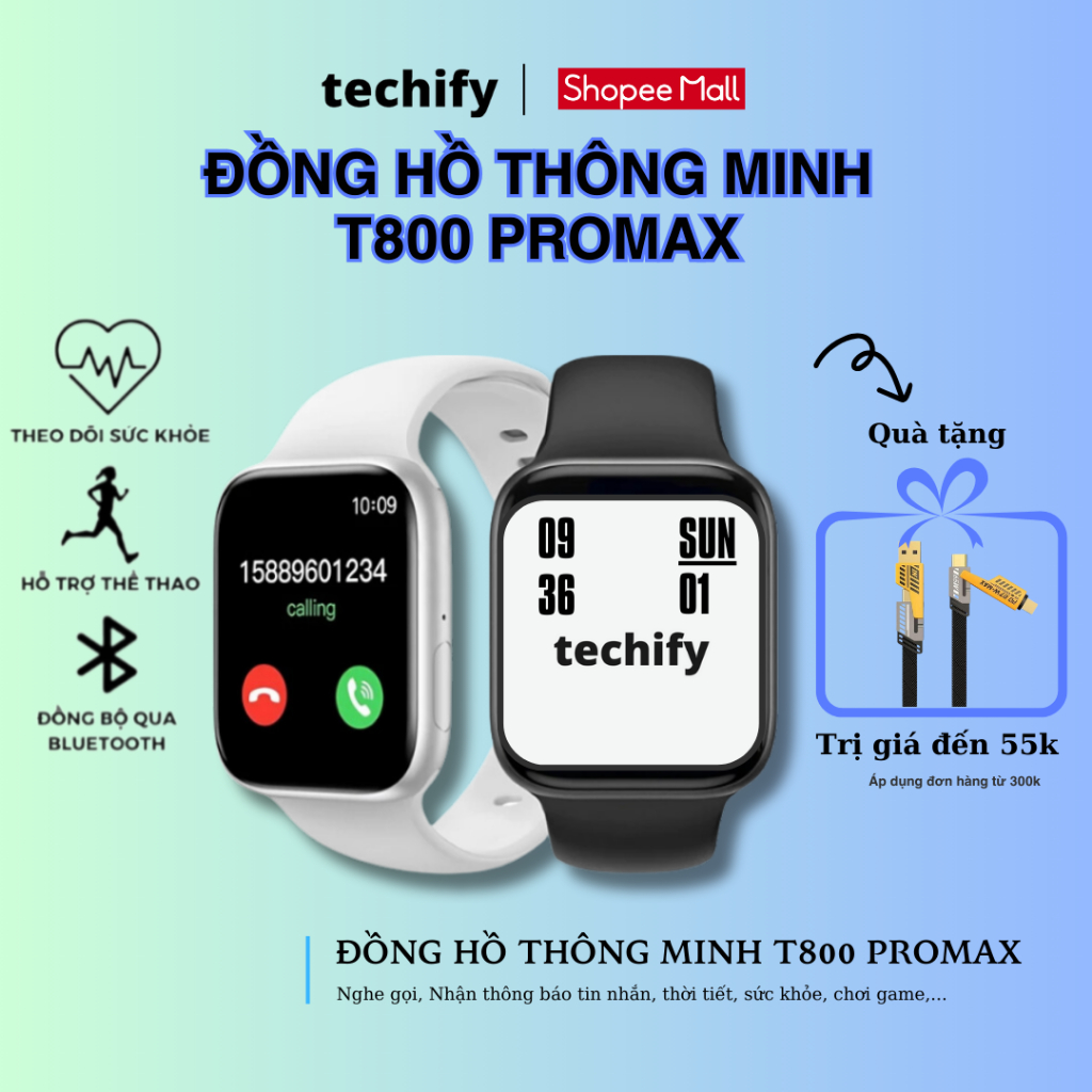 Techify bluetooth smartwatch on sale