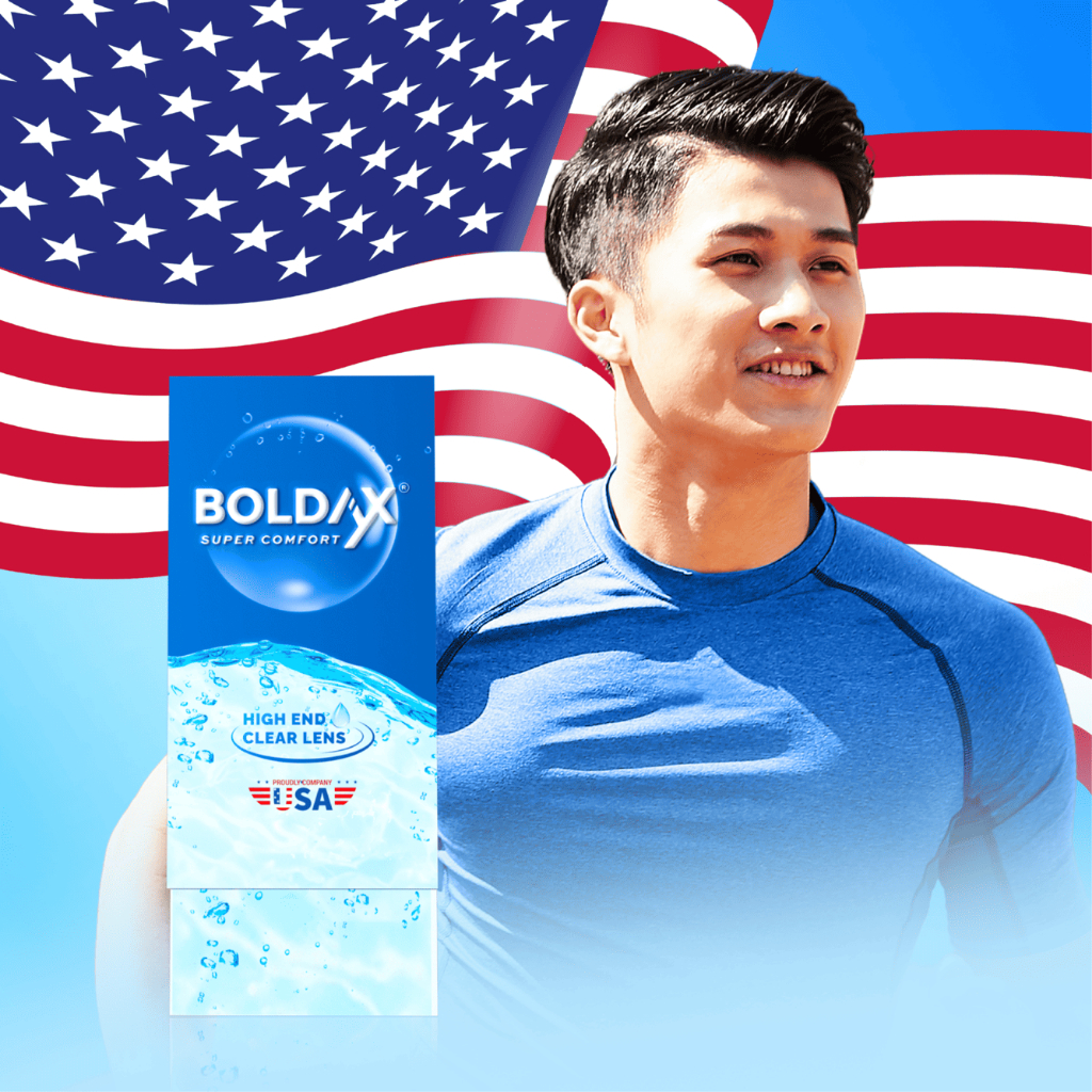 Ảnh Lens trong suốt cho nam BOLDAX công nghệ USA 1