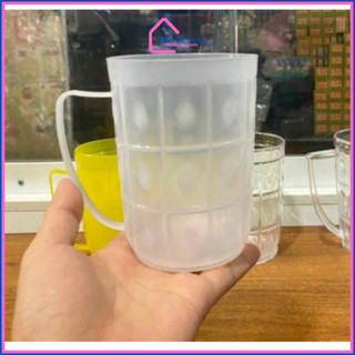 combo 5 ly nhựa uống bia, ly nhựa uống nước,ly nhựa mãng cầu có quai - Phương Trang