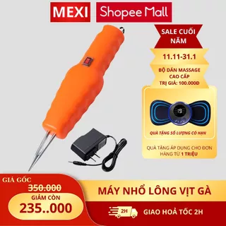 Máy Nhổ Lông Vịt Cầm Tay Mexi – Nhặt Sạch Lông Măng, Chống Nước, Sạc Điện Tiện Lợi