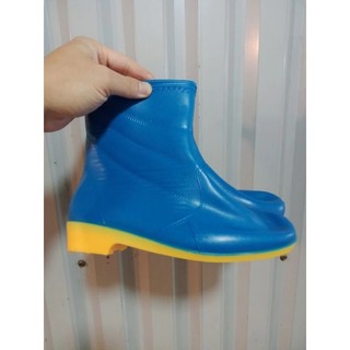 Ủng ngắn đi mưa đế vàng size 36-43 Trường Thịnh, ủng lội nước, ủng lao động