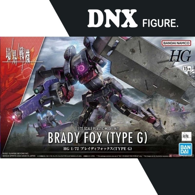 Mô Hình Lắp Ráp HG 1/72 Brady Fox - Type G Kyoukai Senki (New Seal)