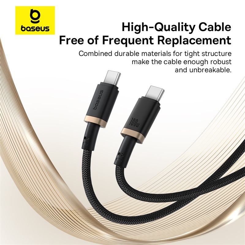 Ảnh Cáp Sạc Nhanh Baseus Dura Series Fast Charging Cable Type-C to Type-C 100W 4