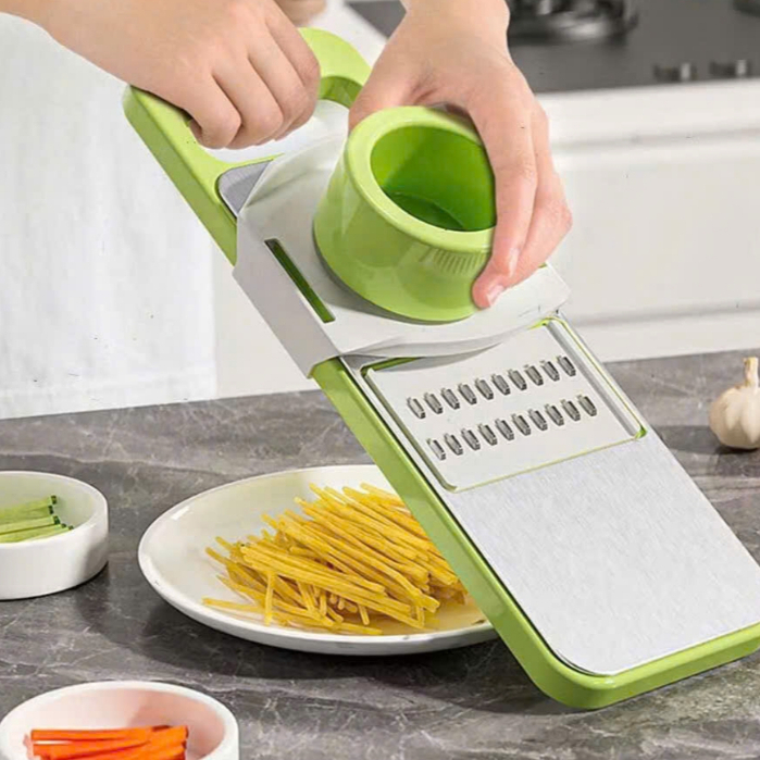 Bộ Nạo Rau Củ Quả 5 Lưỡi Dao Dụng Cụ Bào Rau Củ Đa Năng Tiện Dụng