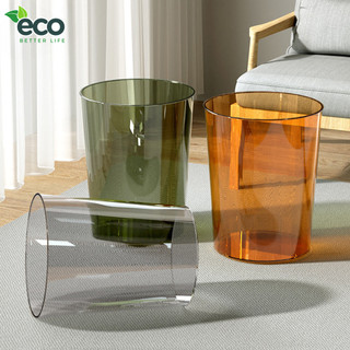 Thùng đựng rác trong suốt ECO đơn giản sang trọng, Xô trong suốt đa năng cắm hoa, đựng đồ tiện lợi