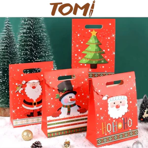 Túi Đựng Quà Tặng Giáng Sinh Chất Liệu Giấy Sang Trọng Lịch Thiệp TOMI 088E