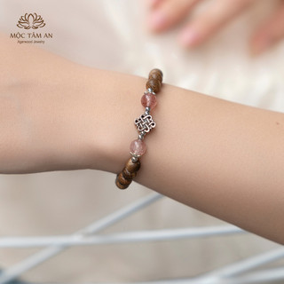 Vòng trầm hương Cát Tường Tóc Đỏ Mộc Tâm An may mắn, kết nối yêu thương