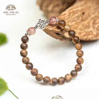 Vòng trầm hương Cát Tường Tóc Đỏ Mộc Tâm An may mắn, kết nối yêu thương
