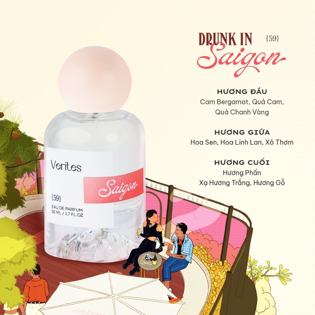 Ảnh Bộ Sưu Tập 3 Hương Nước Hoa Nữ VERITES The City of Love 10ml 1
