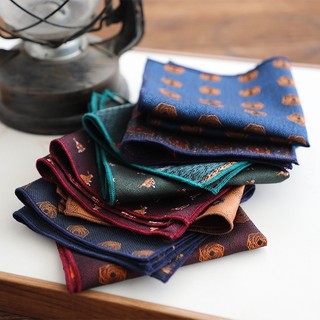Khăn tay nam, khăn cài túi áo vest nam nhiều mẫu hình vuông 23x23cm chất lụa đẹp sang trọng PKK04