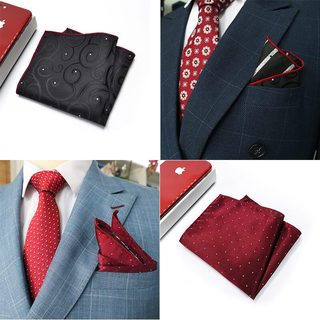 Khăn tay nam, khăn cài túi áo vest nam nhiều mẫu hình vuông 23x23cm chất lụa đẹp sang trọng PKK04