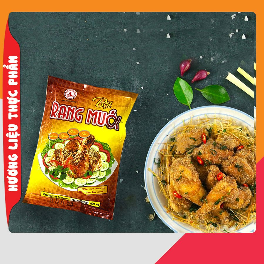 Bột rang muối Tuấn Phương 45gr – Làm gà rang muối, ếch rang muối chuẩn ...