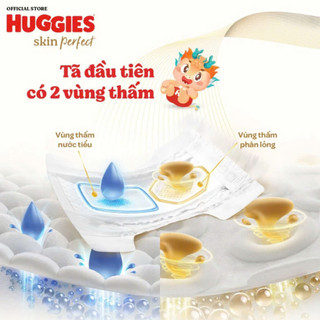 [Mẫu 2mm] Tã/Bỉm Quần Huggies Skin Perfect Với 2 Vùng Thấm Riêng Biệt Size M/L/XL/XXL - Lucie's Mom