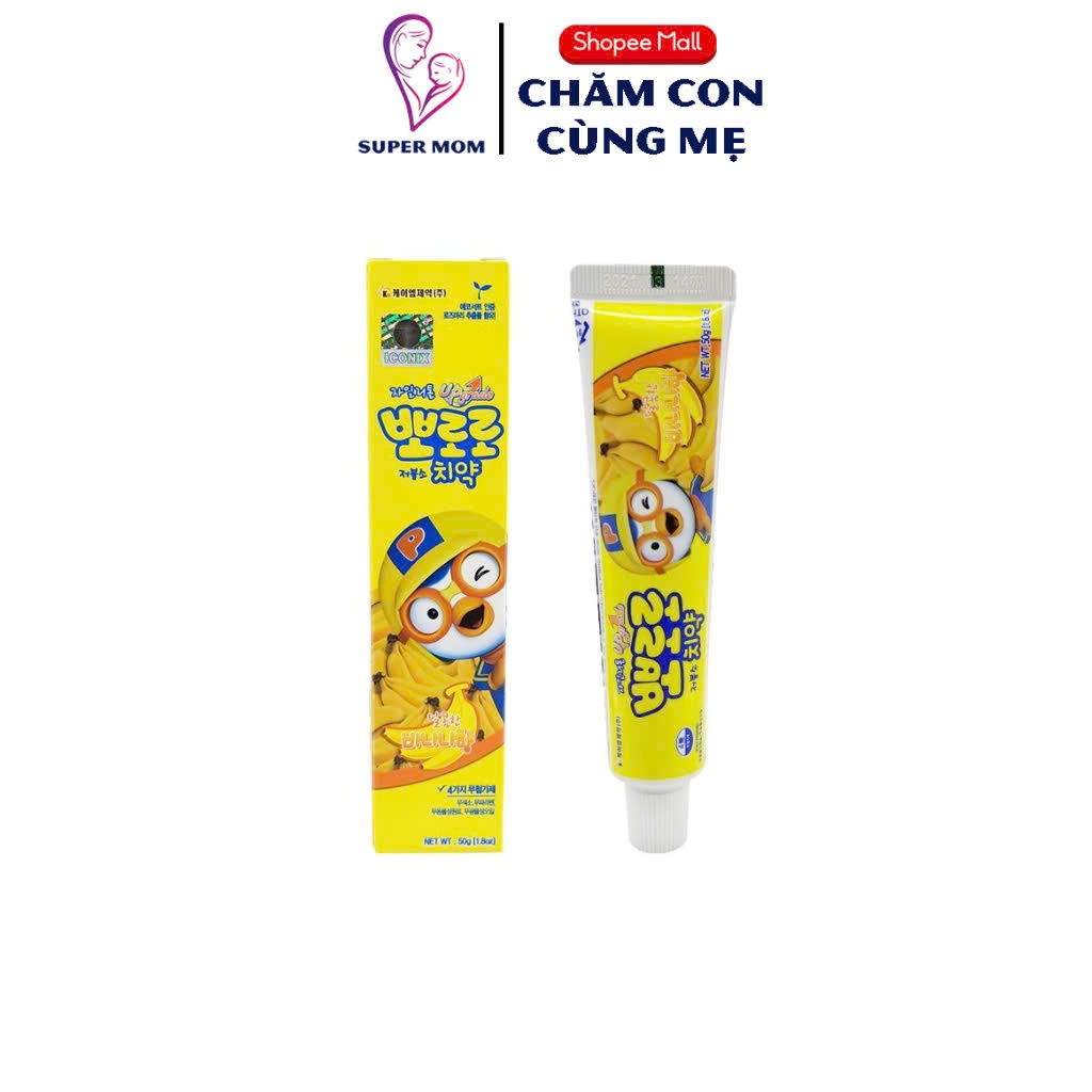 Ảnh Kem Đánh Răng Pororo Hàn Quốc 50g Cho Trẻ Em Từ 3 Tuổi 3