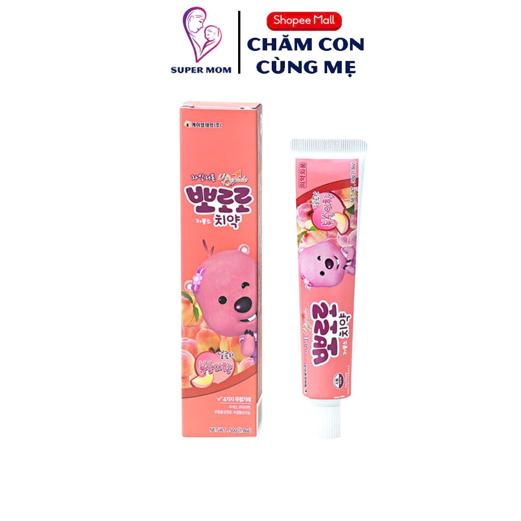 Ảnh Kem Đánh Răng Pororo Hàn Quốc 50g Cho Trẻ Em Từ 3 Tuổi 4