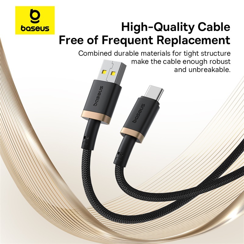 Ảnh Cáp Sạc Nhanh Baseus Dura Series Fast Charging Cable USB to Type-C 60W 2