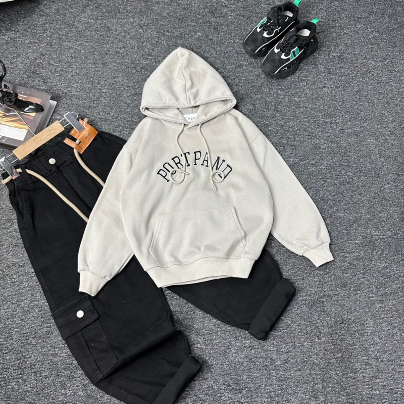 Áo nỉ hoodie mũ qccc size 19-36kg