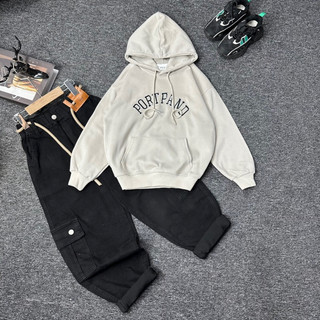 Áo nỉ hoodie mũ PORTPAND qccc size từ 19-36kg