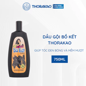 Dầu Gội Bồ Kết Thorakao Dưỡng Tóc Đen Bóng Suôn Mượt 750ml/400ml