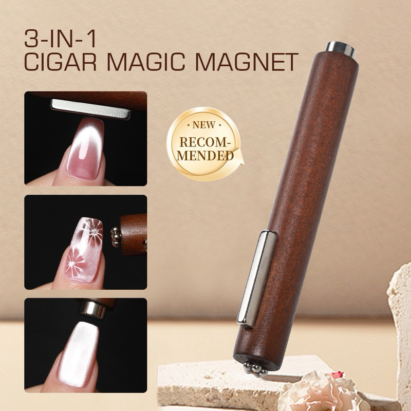 Nam châm 3in1 siêu mạnh, tiện dụng hơ mắt mèo làm nails