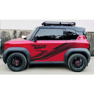Tem 2 bên Sườn Xe Ô TÔ VF3,Team Decal Oto ,Tặng kèm tem chữ kí GP