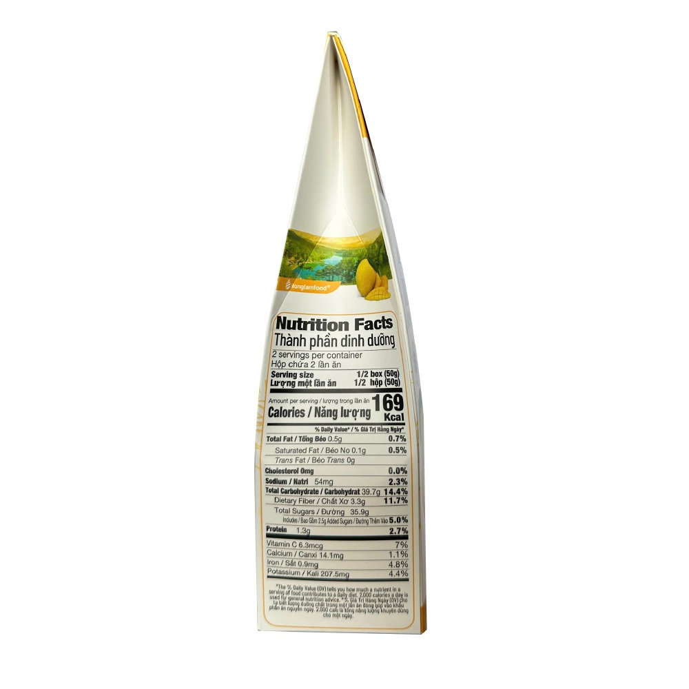 Xoài Sấy Dẻo Nonglamfood hộp 100g, Đồ ăn vặt tốt cho sức khoẻ